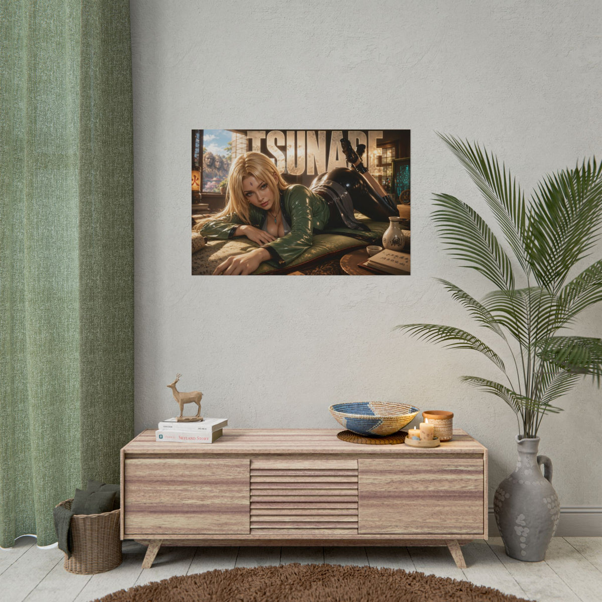 Tsunade Character Poster Naruto Anime Wall Decor Collectible Art Print