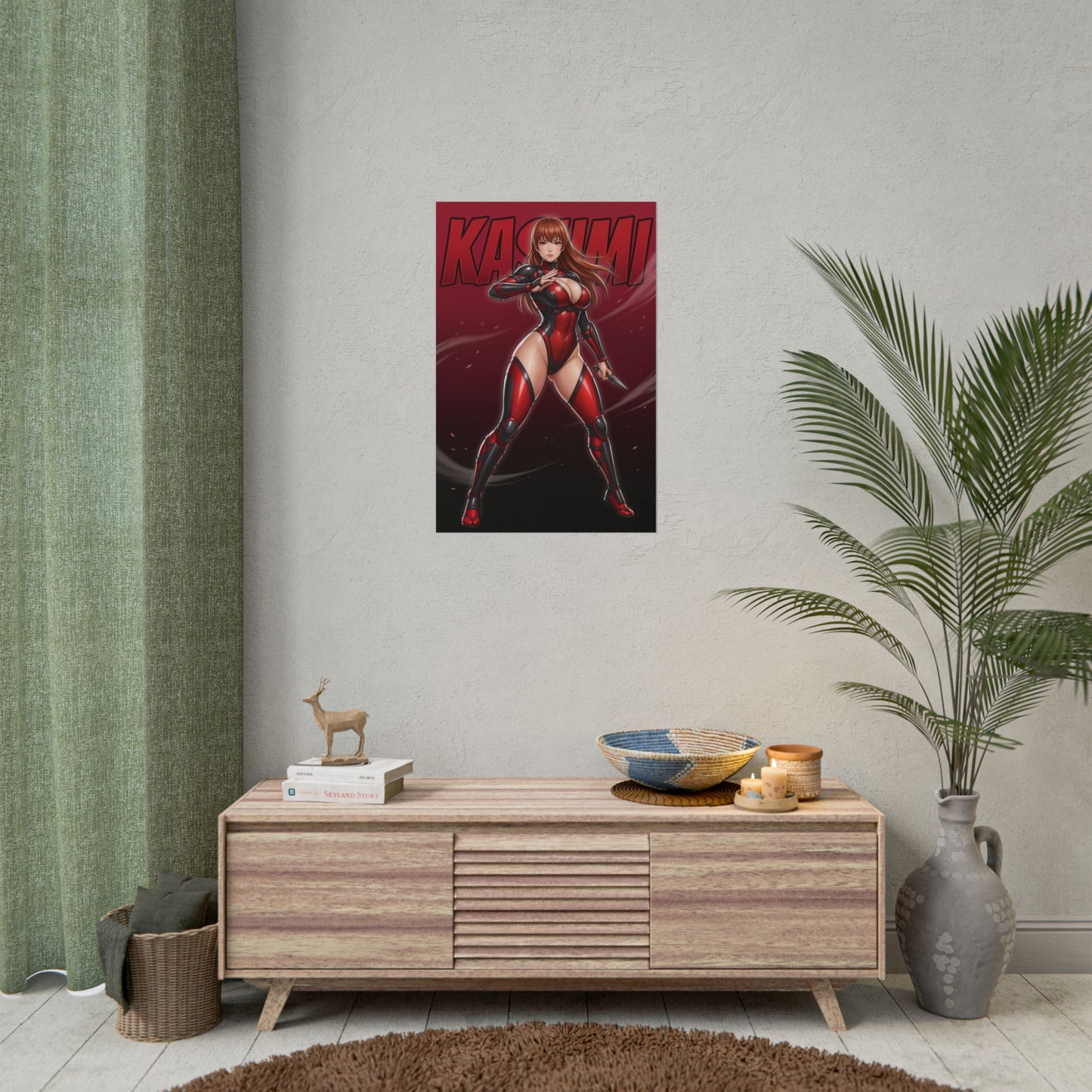 Kasumi Dead or Alive Poster, Dead or Alive Wall Art Print, Ninja Girl Decor, Fighting Game Wall Art, Gamer Gift