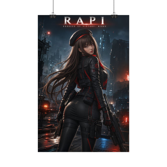 Goddess of Victory NIKKE Rapi Wall Art Anime Poster Game Room Decor for Gamers