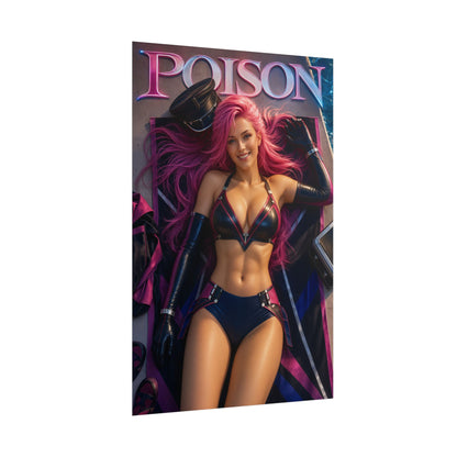 Gaming Wall Art Poison Street Fighter Poster Bedroom Game Room Decor Art Print