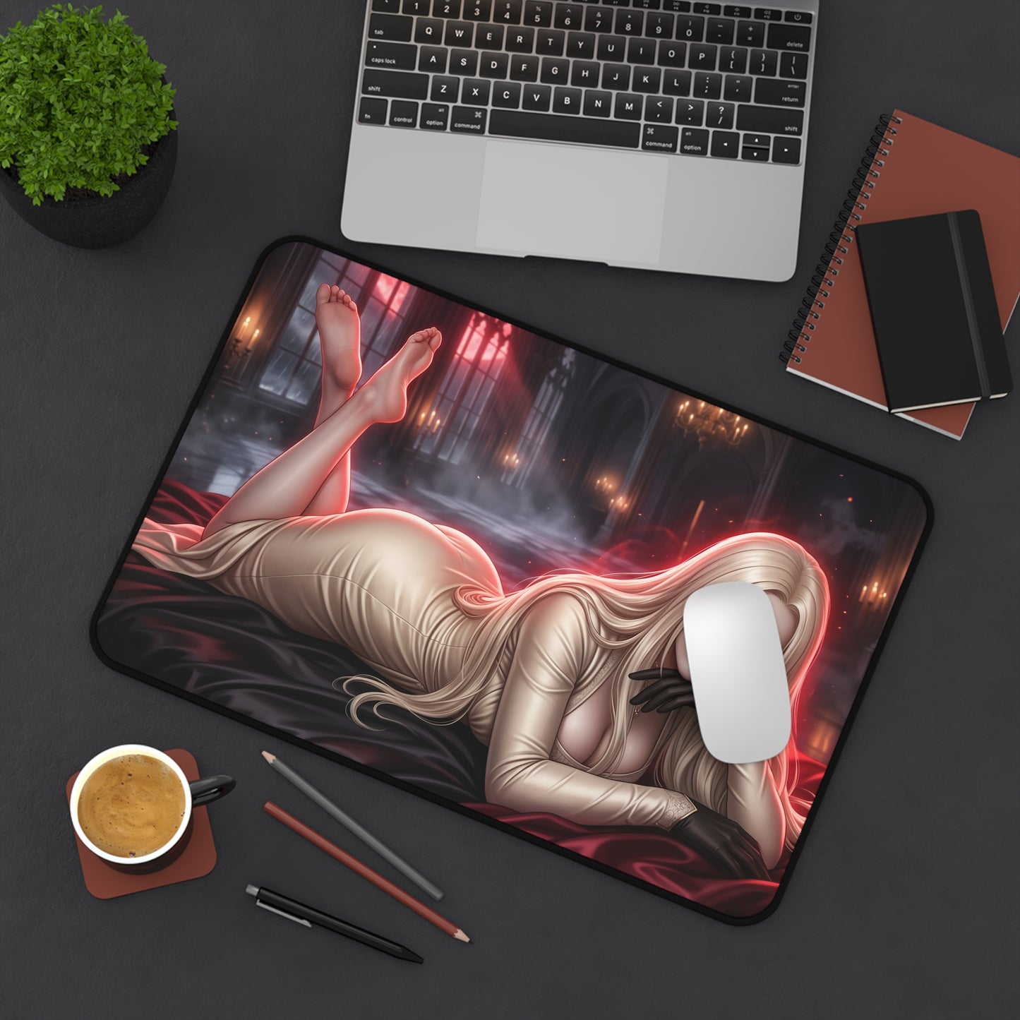 Resident Evil Mouse Pad, Lady Dimitrescu Desk Mat, XXL
