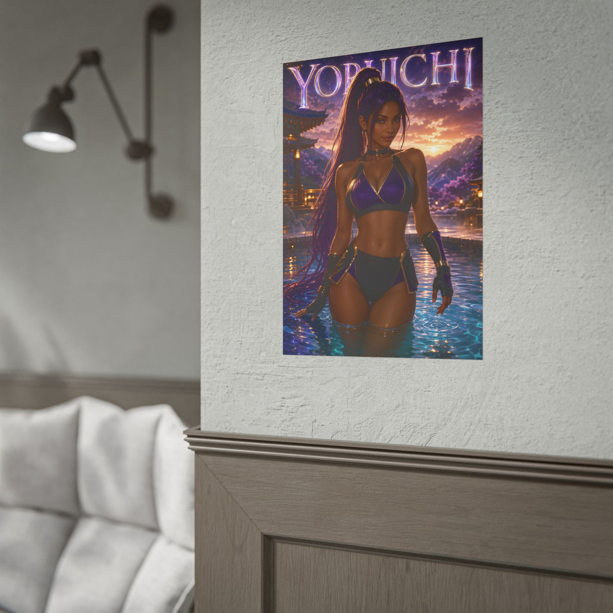 Yoruichi Bleach Anime Poster Character Wall Art Bedroom Decor Collectible Print