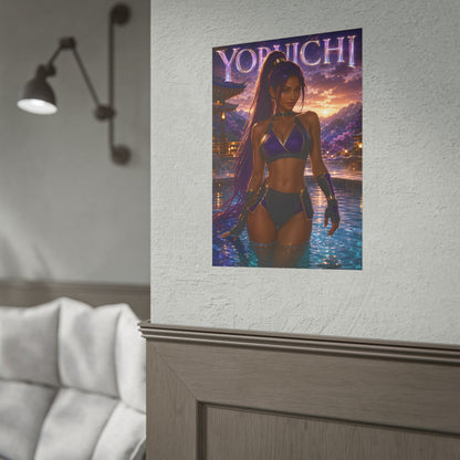Yoruichi Bleach Anime Poster Character Wall Art Bedroom Decor Collectible Print