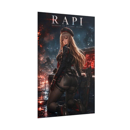 Rapi NIKKE Poster, Goddess of Victory Wall Art, Gaming Print Decor