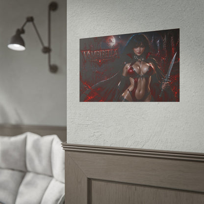 Comic Wall Art Vampirella Poster Heroine Room Decor Collectible Character Print