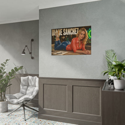 Cartoon Wall Art Diane Sanchez Rick and Morty Poster Room Decor Character Print