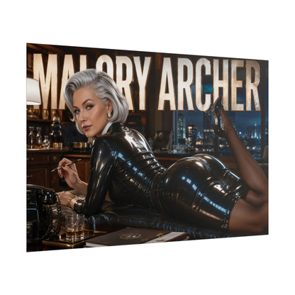 Cartoon Wall Art Malory Archer Archer Poster Room Decor Character Print