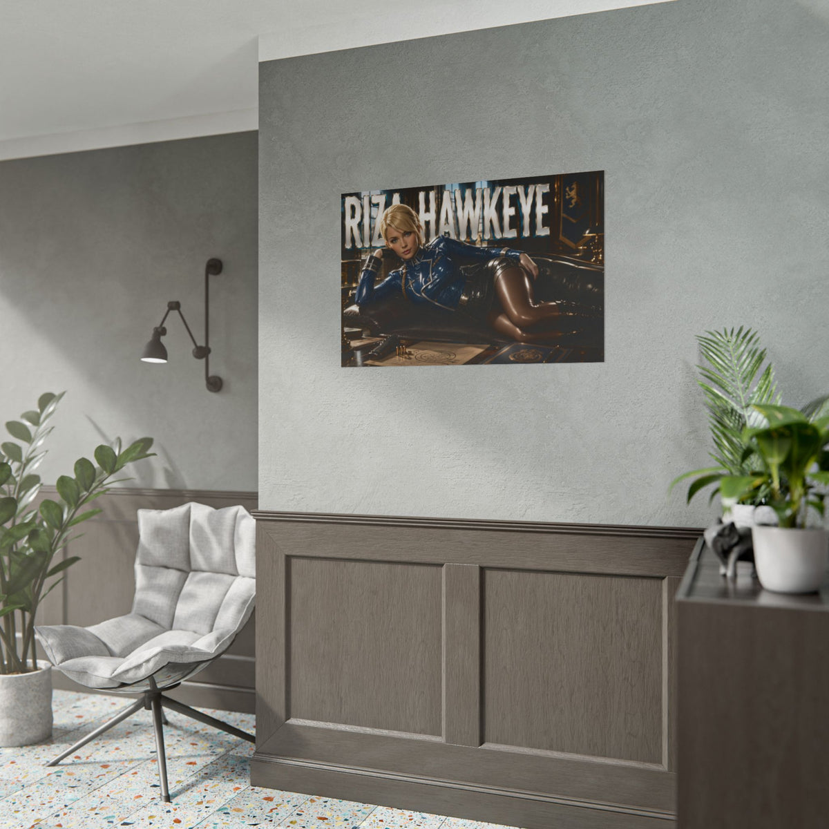 Riza Hawkeye Fullmetal Alchemist Anime Poster Wall Art Character Room Decor