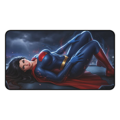 DC Comics Mouse Pad, Superwoman Desk Mat, Gamer Gift XXL