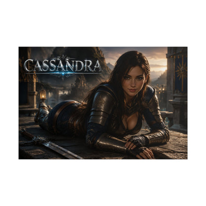 Gamer Room Poster Cassandra Soulcalibur Wall Art Character Collectible Print