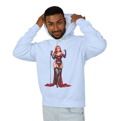 Худі з капюшоном Джессіка Реббіт | Ретро худі в стилі пін-ап | Мультяшний пуловер-бомба