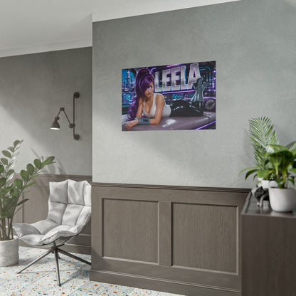 Cartoon Wall Art Turanga Leela Futurama Poster Room Decor Character Print