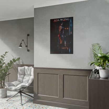 Resident Evil 4 Ada Wong Collectible Poster Game Wall Art Print