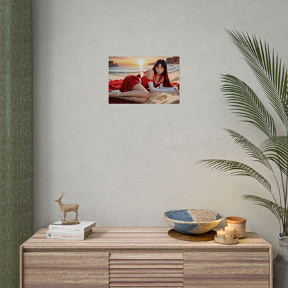 Настінний плакат Вайфу | Аніме-принт «Сейлор Марс» для комплекту «Містичний отаку»