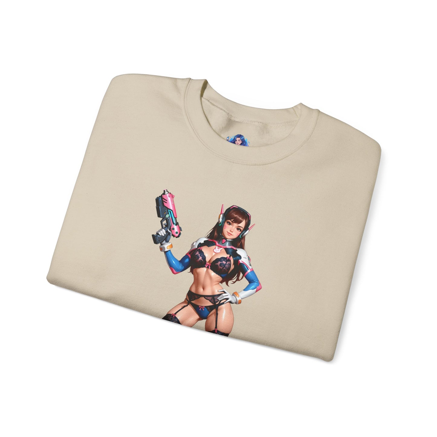 Толстовка D.Va, футболка Overwatch Crewneck, ігровий одяг для фанатів та гравців кіберспорту