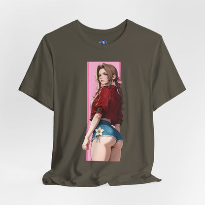 Aerith Gainsborough T-Shirt | Final Fantasy VII Tee for Gamers & Anime Fans