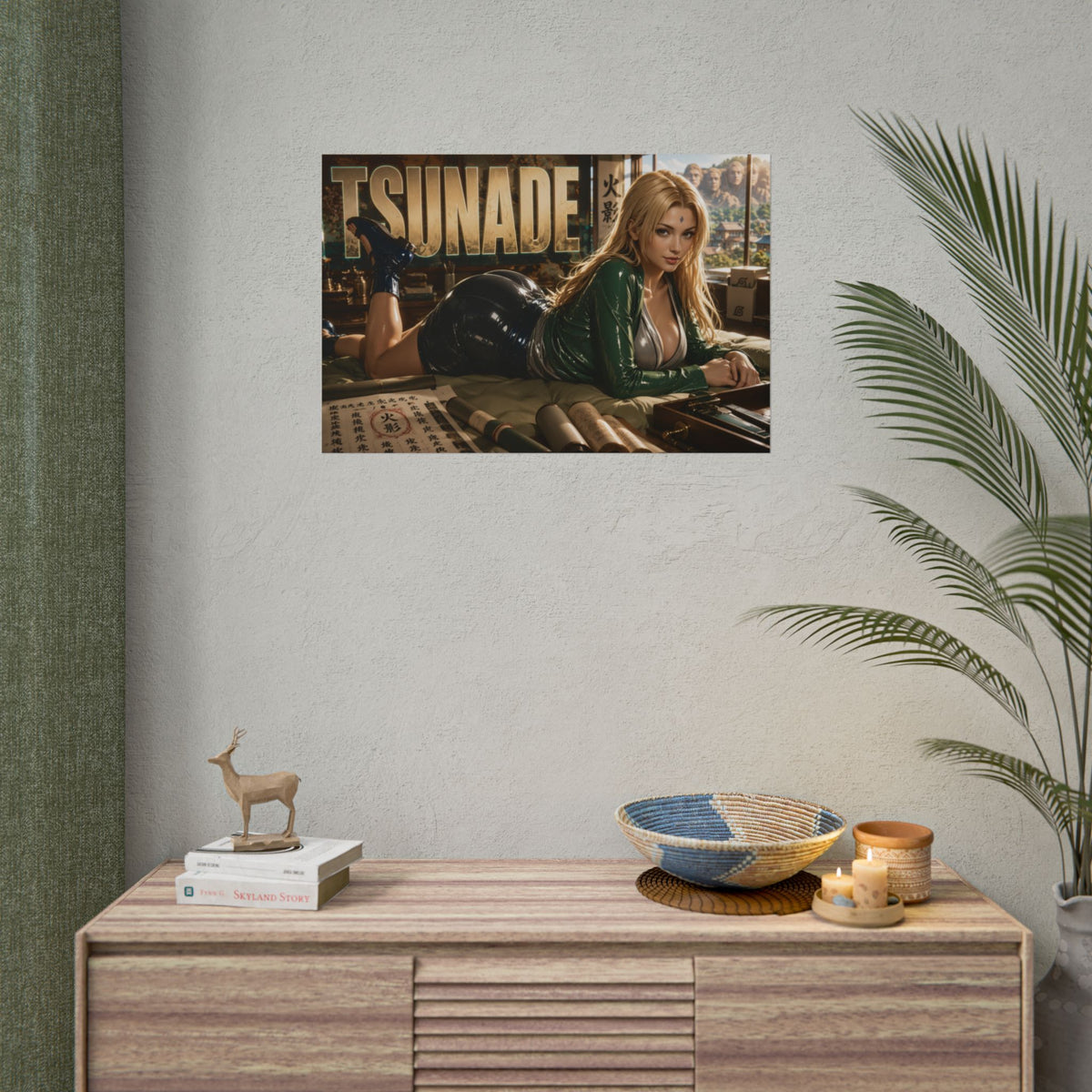Tsunade Naruto Anime Poster Character Wall Art Room Decor Collectible Print
