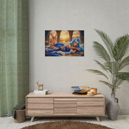 Nefertari Vivi Poster, One Piece Wall Art, Anime Print Decor