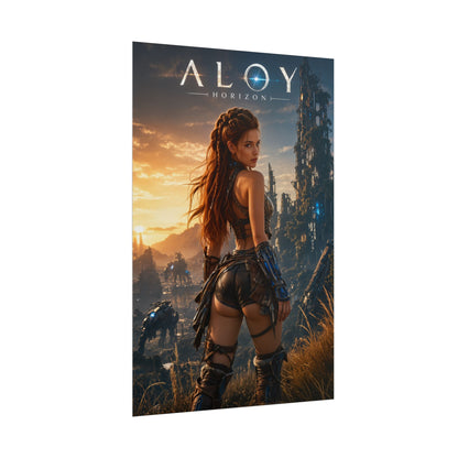 Aloy Horizon Poster, Gaming Wall Art, Adventure Print, Gamer Decor