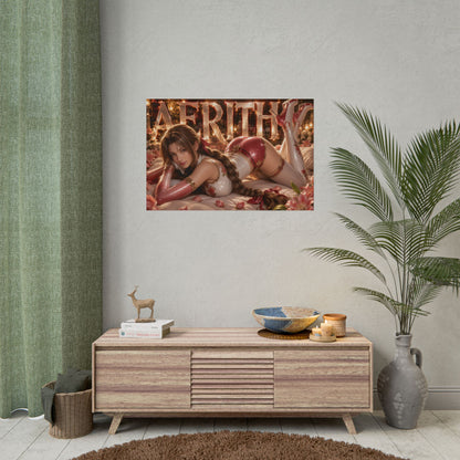 Gaming Wall Art Aerith Gainsborough Poster Game Room Decor Gamer Gift Print