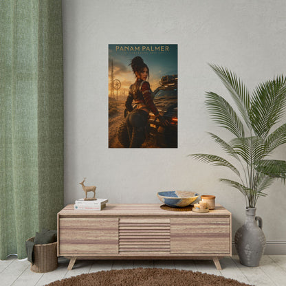 Panam Palmer Poster, Cyberpunk 2077 Wall Art, Gaming Print, Gamer Decor