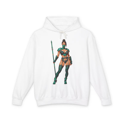 Jadefarbener Hoodie | MK11-Kämpfer-Hoodie | Anime-Kriegerinnen-Pullover
