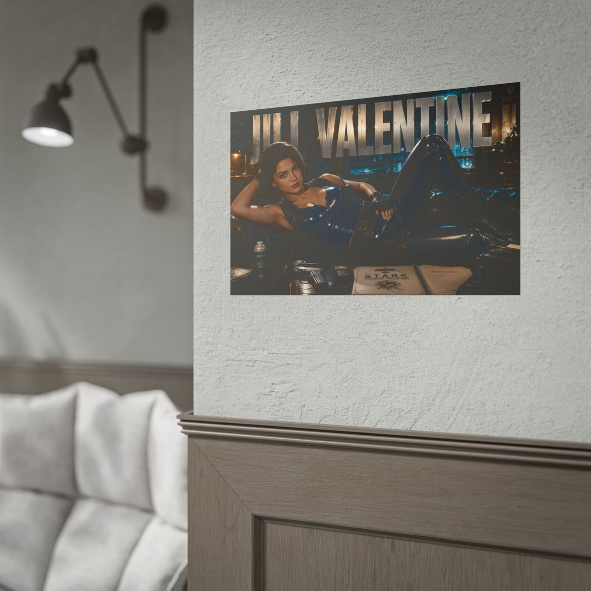 Jill Valentine Poster Gaming Wall Art Gamer Room Decor Collectible Print