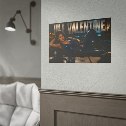 Jill Valentine Poster Gaming Wall Art Gamer Room Decor Collectible Print