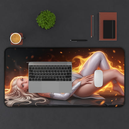 Game of Thrones Mouse Pad, Daenerys Desk Mat, Gamer Gift XXL