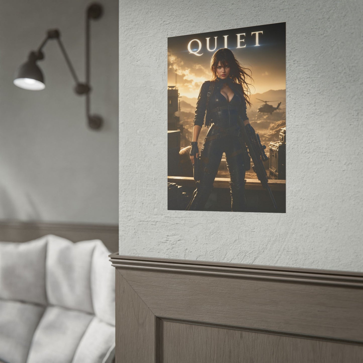 Quiet Metal Gear Solid Poster MGS Gaming Wall Art Print