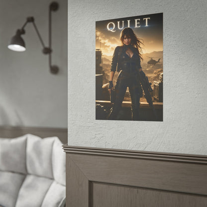Quiet Metal Gear Solid Poster MGS Gaming Wall Art Print