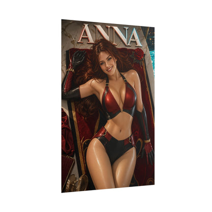 Fantasy Wall Art Anna Frozen Poster Room Decor Collector Gift Art Print