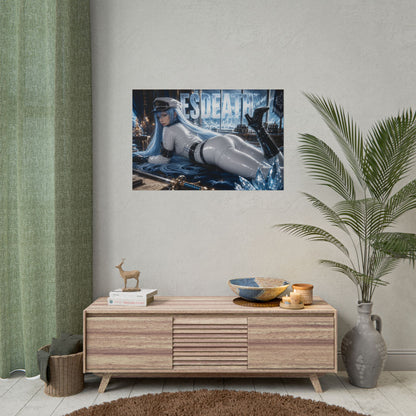 Anime Wall Art Esdeath Akame ga Kill Poster Character Room Decor Collector Gift