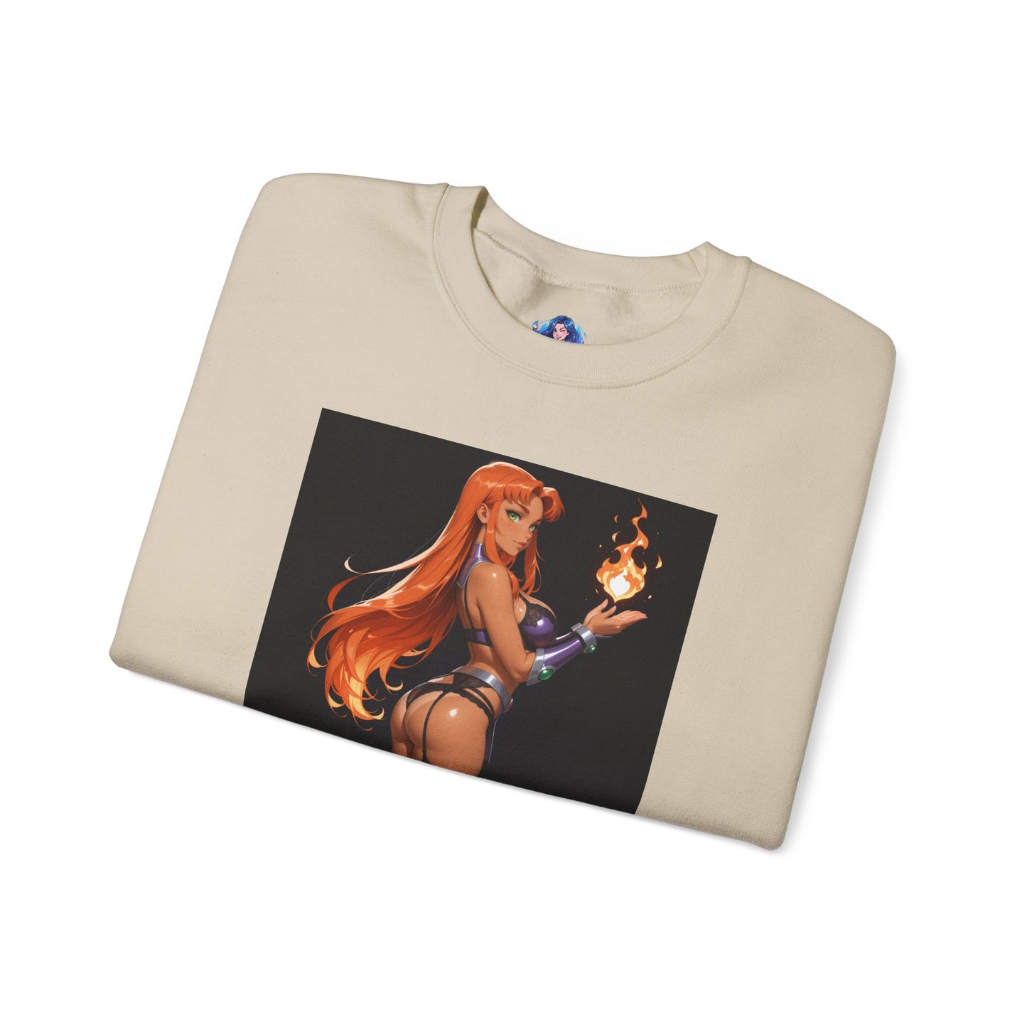 Толстовка Starfire, чохол з круглим вирізом Teen Titans, яскравий одяг супергероїв для колекціонерів