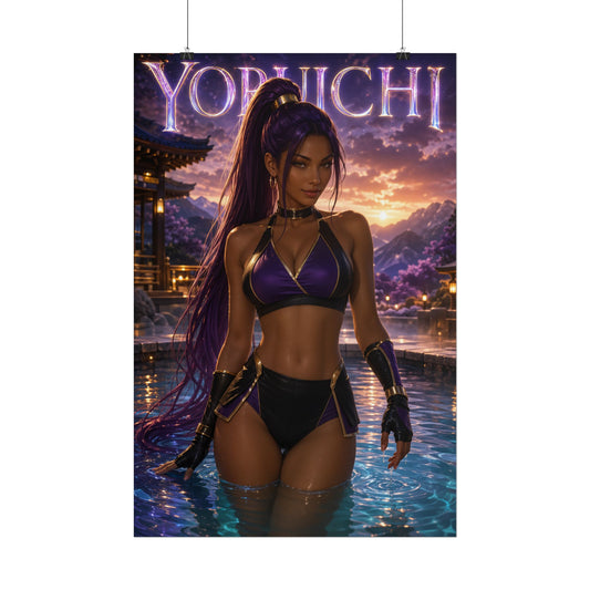 Yoruichi Bleach Anime Poster Character Wall Art Bedroom Decor Collectible Print