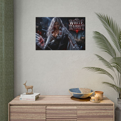 White Rabbit Comic Poster Character Wall Art Collector Room Decor Art Print