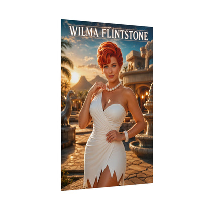 Wilma Flintstone The Flintstones Poster Cartoon Wall Art Print