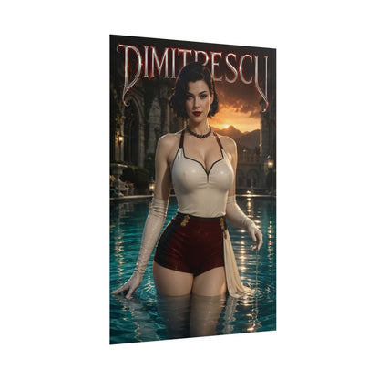Lady Dimitrescu Resident Evil Poster Wall Art Character Room Decor Collectible P