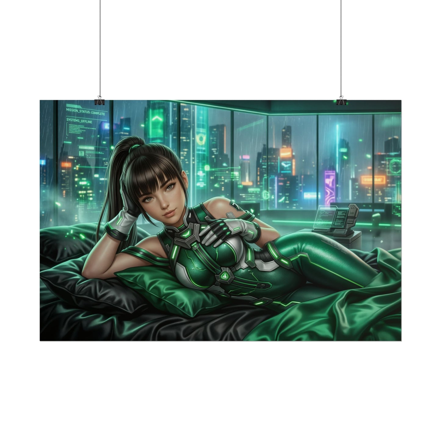 Eve Stellar Blade Poster, Sci Fi Anime Print, Gamer Room Decor