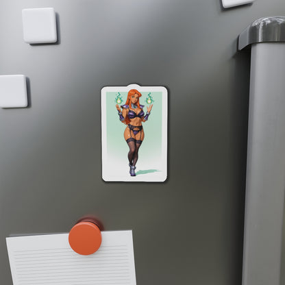 Starfire-Magnet – Kühlschrankmagnet mit Anime-Motiv aus Teen Titans, heiße Heldin als Deko