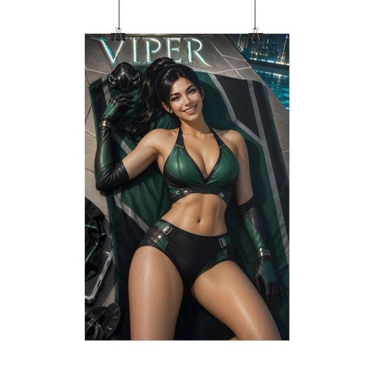 Viper Character Poster Valorant Gamer Gift Gaming Setup Wall Decor Print