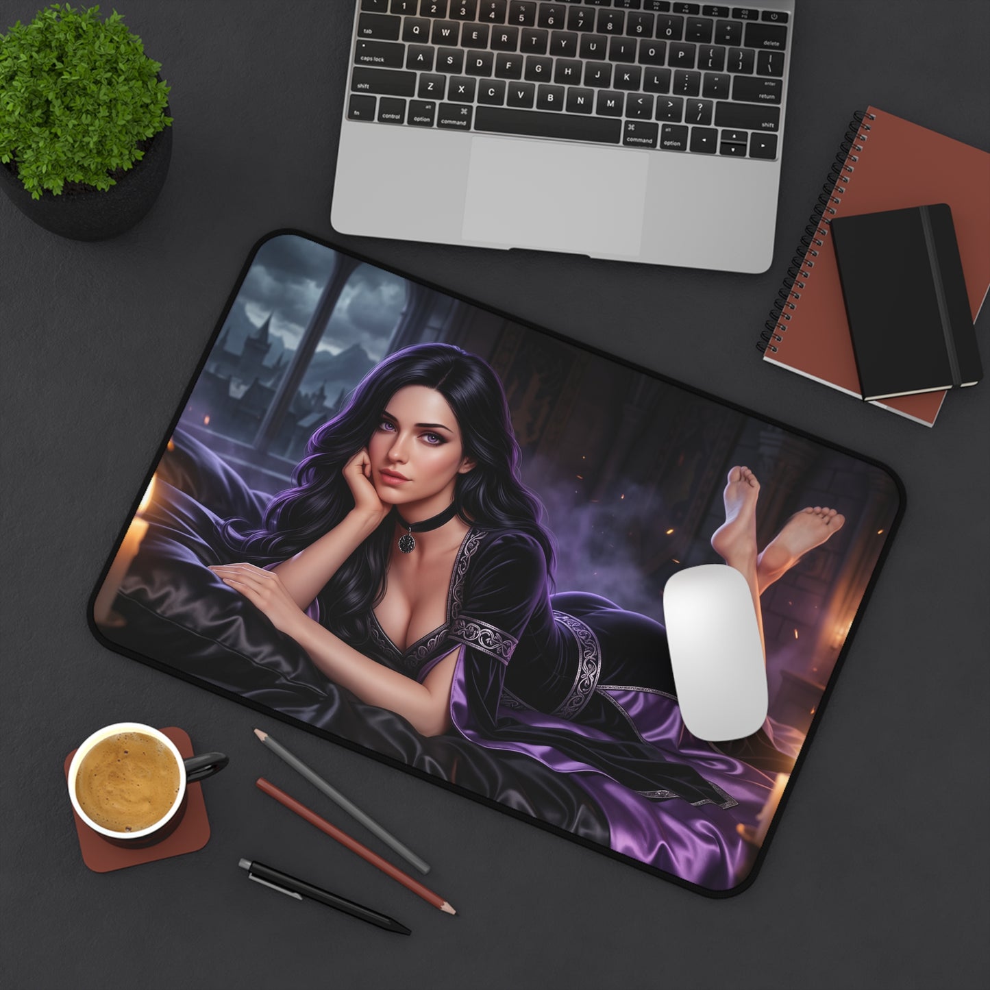 The Witcher Mouse Pad, Yennefer Desk Mat, Anime Decor XXL