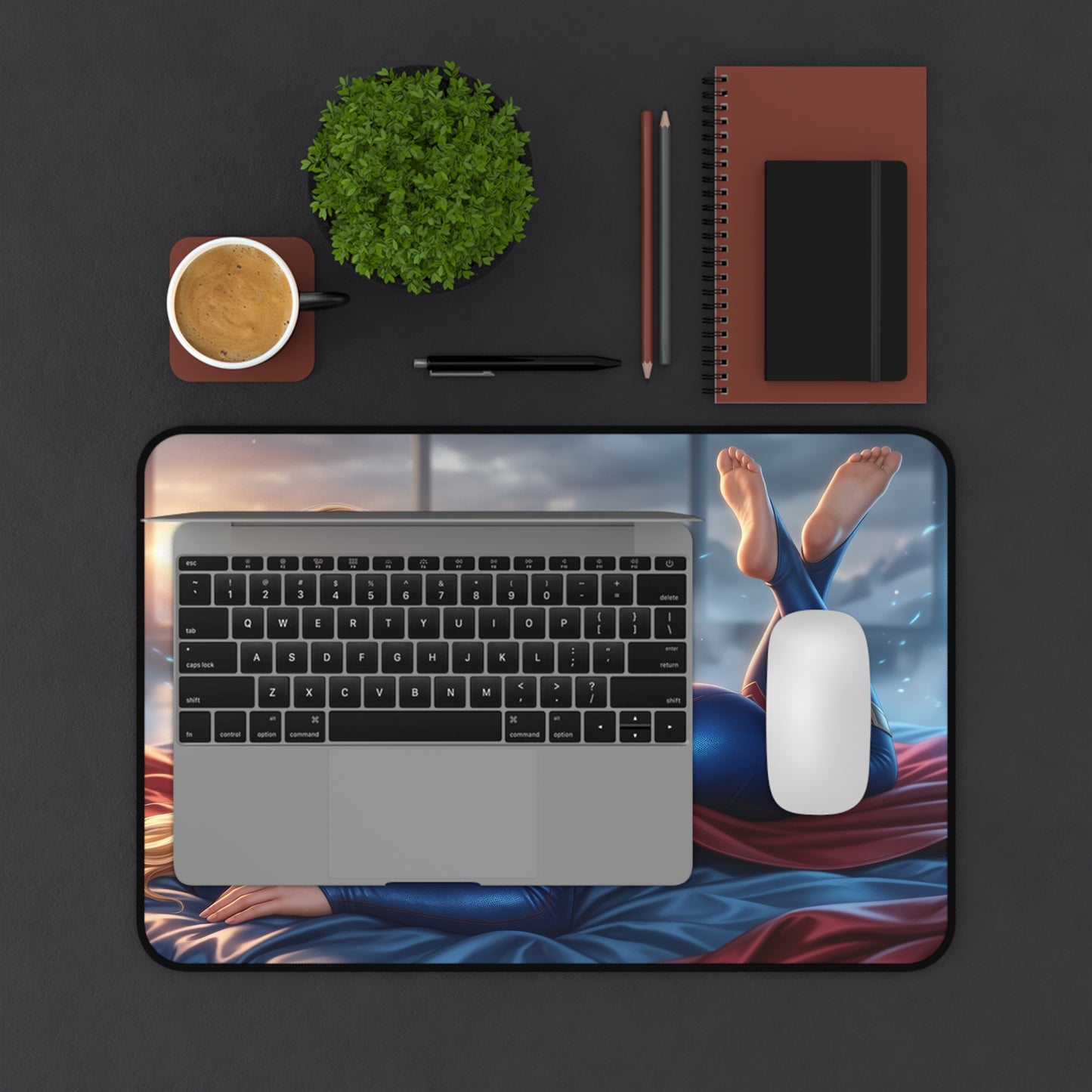 DC Comics Mouse Pad, Supergirl Desk Mat, Gamer Gift XXL
