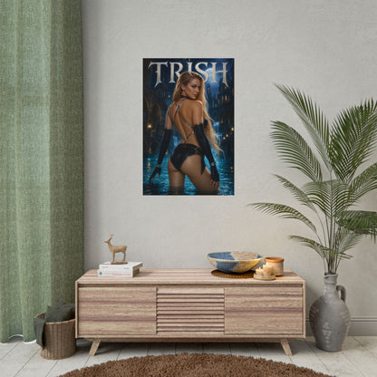 Gaming Wall Art Trish Devil May Cry Poster Bedroom Game Room Decor Art Print