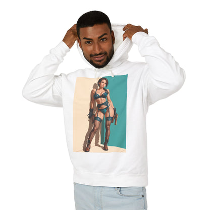 Худі з Ларою Крофт | Худі з іконою ігрового персонажа | Стильний пуловер з Tomb Raiders