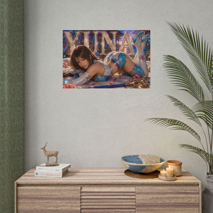 Yuna Poster Gaming Wall Art Gamer Room Decor Collectible Print Wall Decor