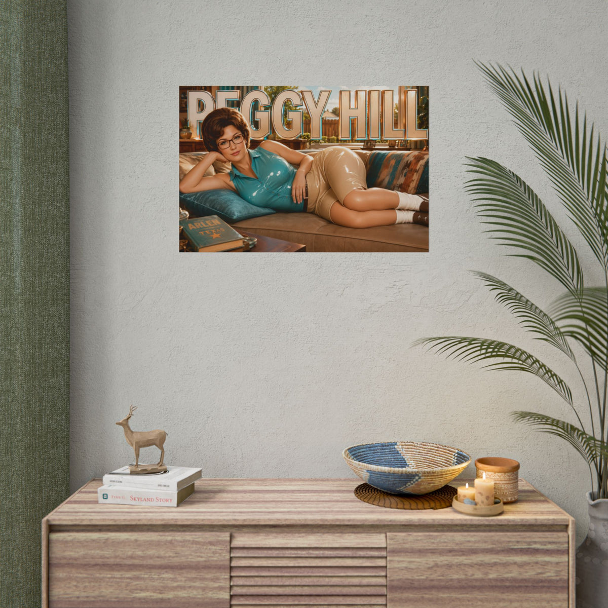 Room Decor Peggy Hill King of the Hill Poster Cartoon Wall Art Collectible Print