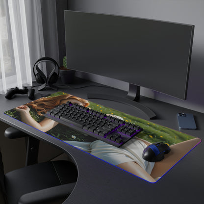 Килимок для столу Tsunade – світлодіодний RGB-підкладка, ігровий комплект для дівчини з аніме Вайфу