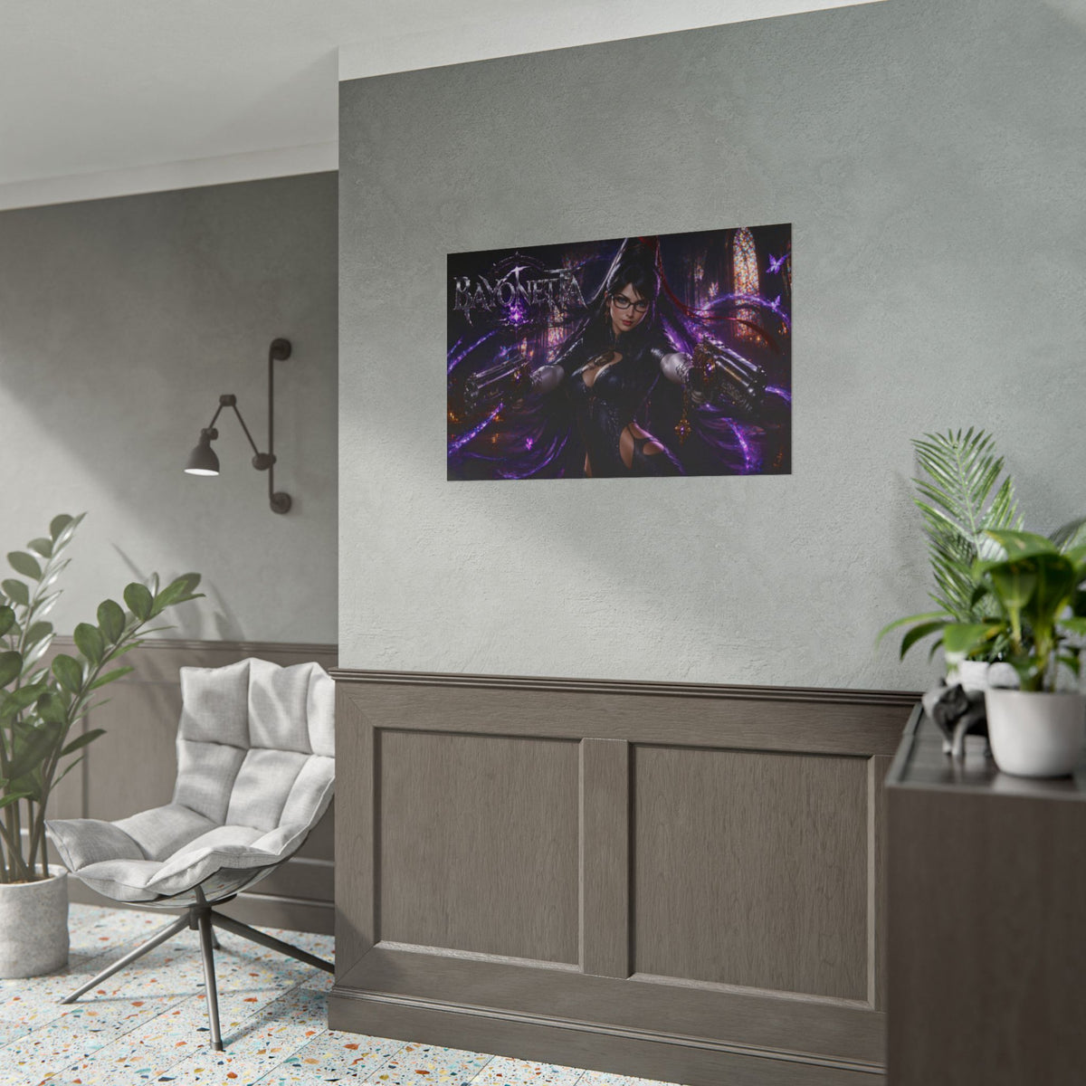 Bayonetta Gaming Poster Wall Art Gamer Room Decor Collectible Print