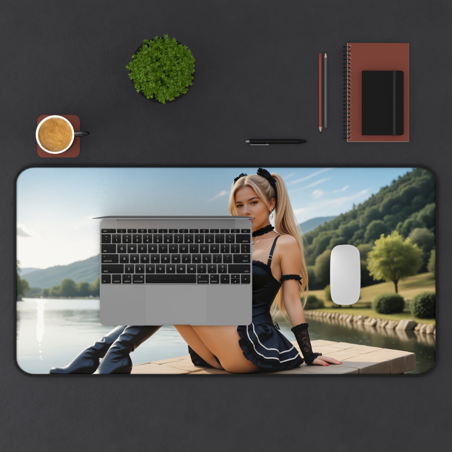 Килимок для столу Misa Amane, килимок для миші Death Note, декор столу для аніме-дівчини-геймерки